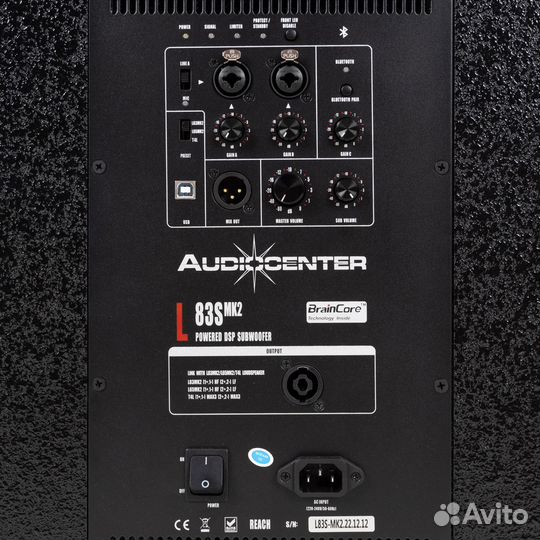 Audiocenter L83S MK2, активный 2х12