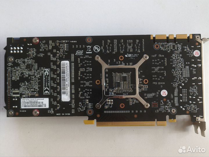 Видеокарта GTX 1070 ti 8gb ремонт запчасти