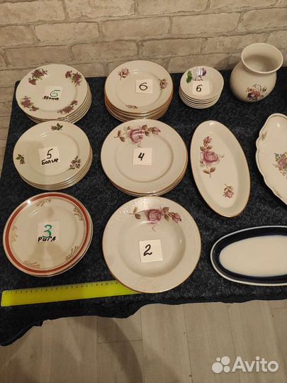 Тарелки. Селедочницы СССР