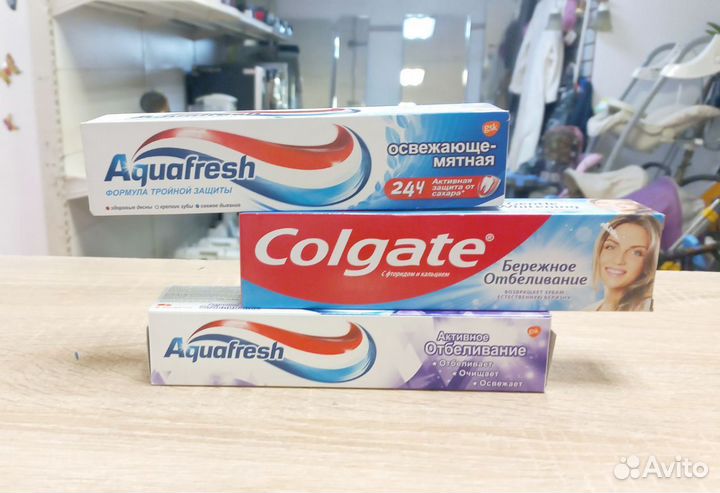 Зубная паста в ассортименте