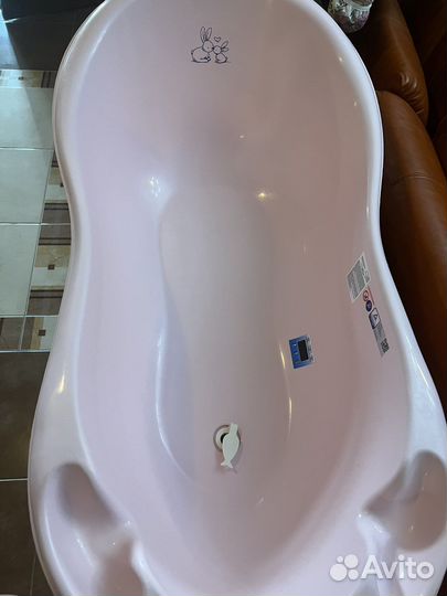 Ванночка для купания tega baby с термометром