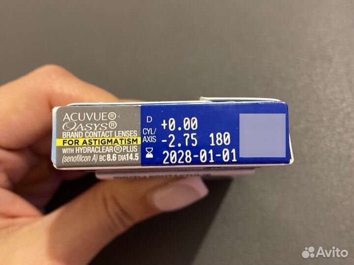 Линзы acuvue oasys astigmatism