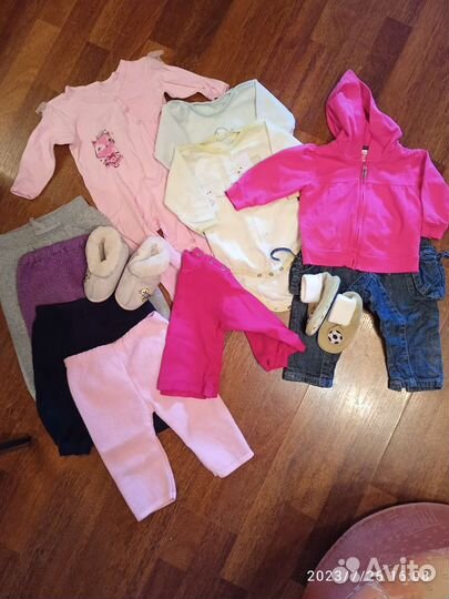 Вещи пакетом на девочку р 74 - 86