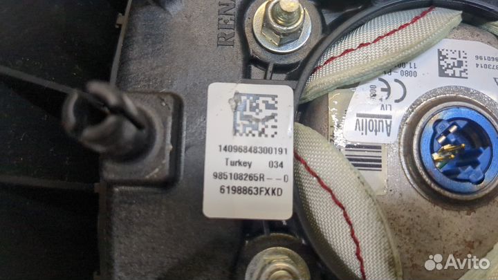 Подушка безопасности водителя Renault Clio