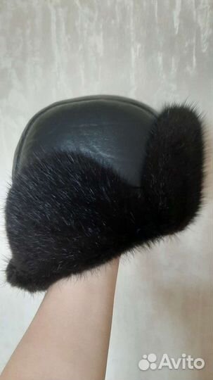 Норковая шапка мужская