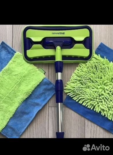 Универсальная швабра с двумя насадками Гринвей