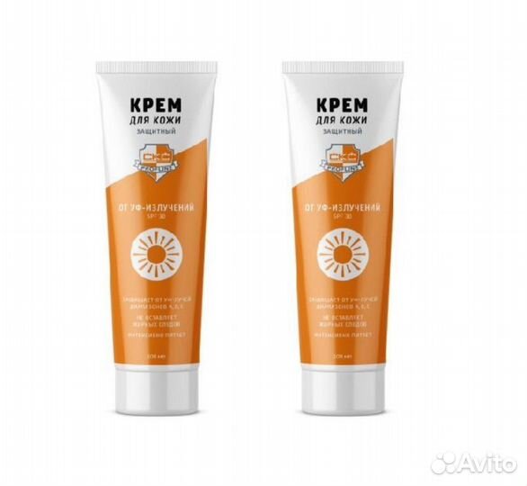 Крем от загара солнцезащитный скс profline, SPF 30