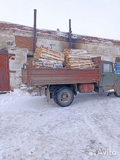 Дрова, берёзовый горбыль
