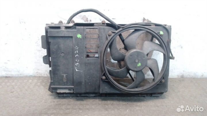 Вентилятор радиатора Peugeot 406, 2002