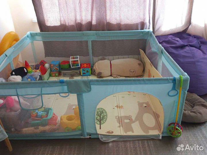 Большой детский манеж 180-150