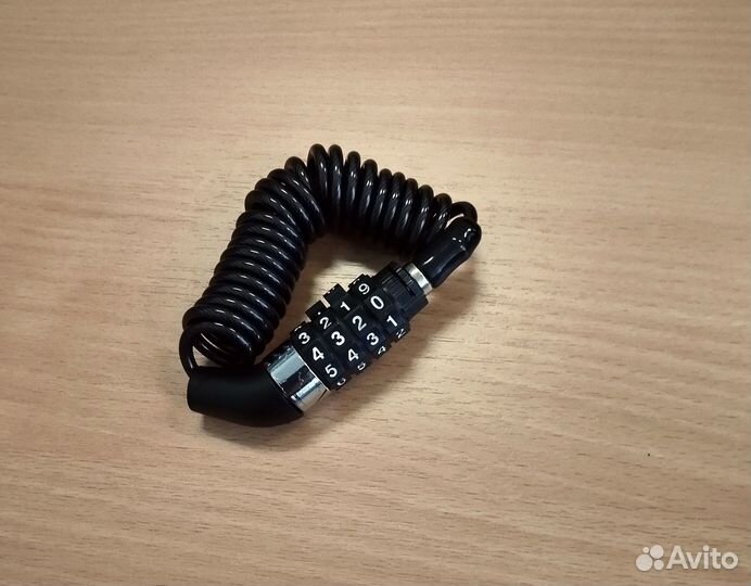 Замок трос кодовый противоугонный для велосипеда