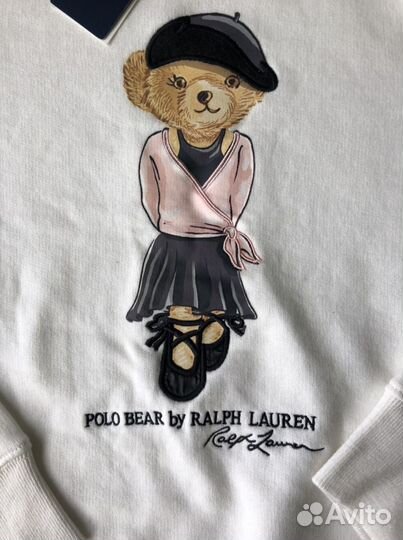 Polo Ralph Lauren Bear новый свитшот оригинал