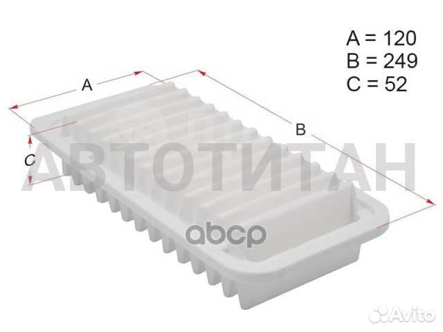 Фильтр воздушный toyota corolla axio/fielder 12/yaris 99