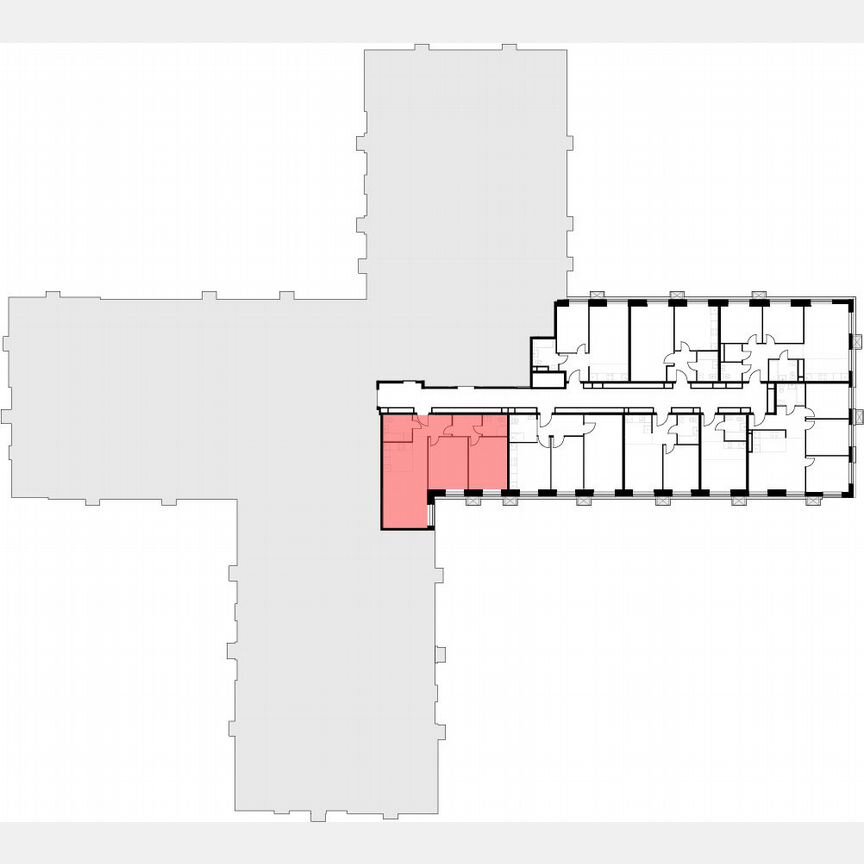 2-к. апартаменты, 73,6 м², 22/30 эт.
