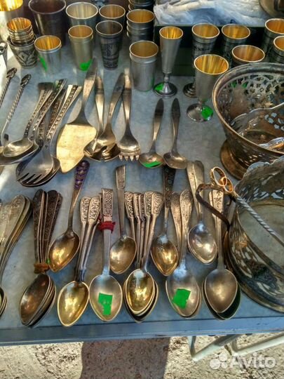 Столовое серебро СССР