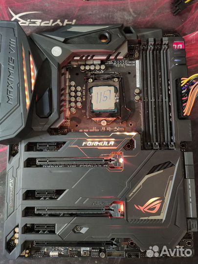 Материнская плата lga 1151 Asus ROG maximus viii f