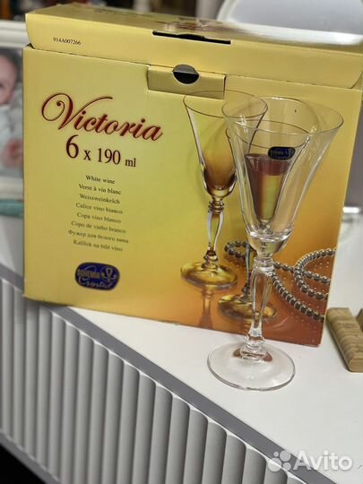 Бокалы (фужеры) Bohemia Victoria