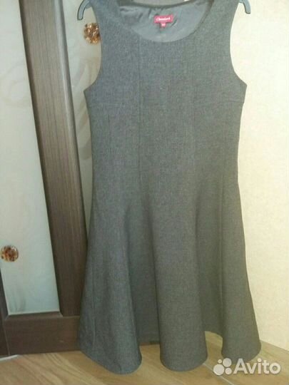 Сарафан серый для девочки