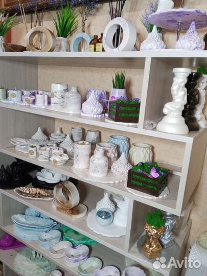 Дек. Изделия из гипса.Шкатулки, вазы, кашпо