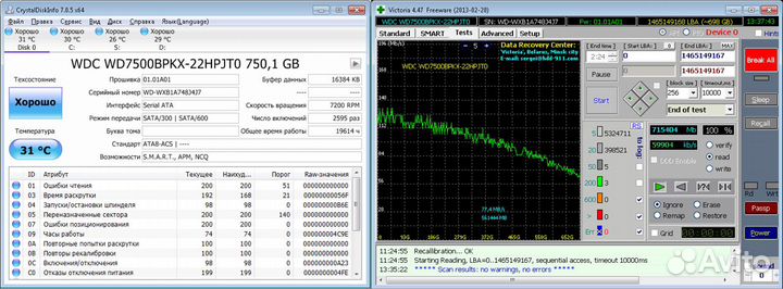 Жёсткие диски бу