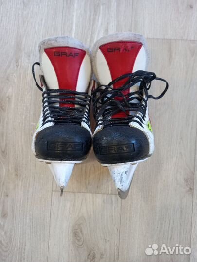 Коньки хоккейные graf ultra R-80 размер 8,5W(EE)