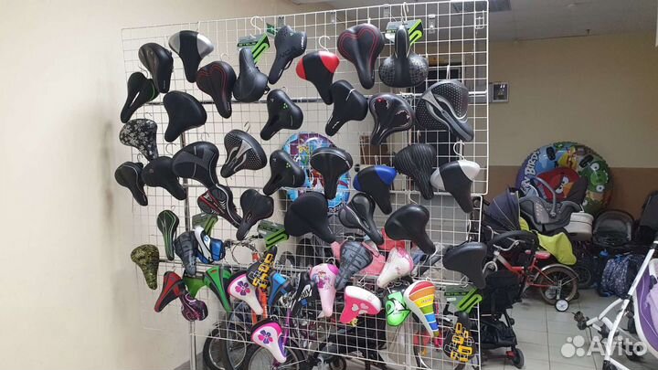 Сиденье велосипедное мягкое,седло