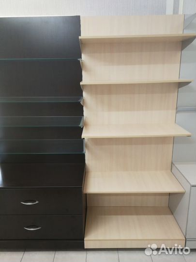 Стеллажи универсальные с задней стенкой лдсп