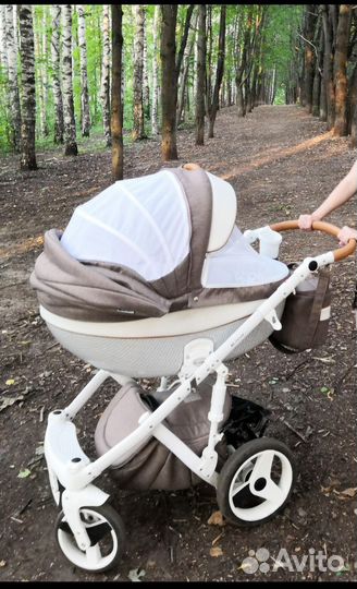 Коляска adamex 3 в 1 бу