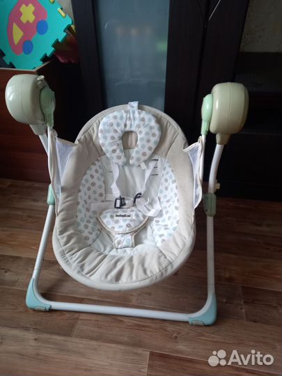 Детская электронная качель для новорожденных
