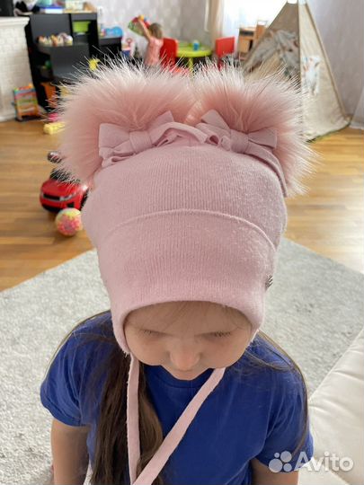 Шапка зимняя для девочки