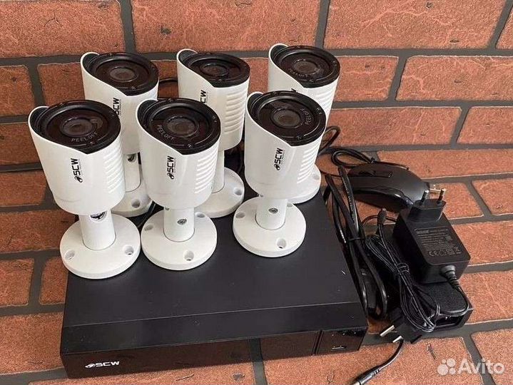 Камера видеонаблюдения комплект(187-18)