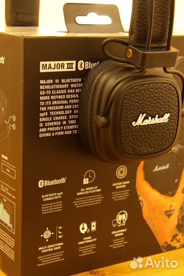 Наушники marshall major 3 bluetooth