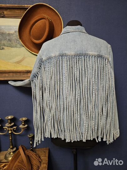 Куртка ретро джинсовая 42