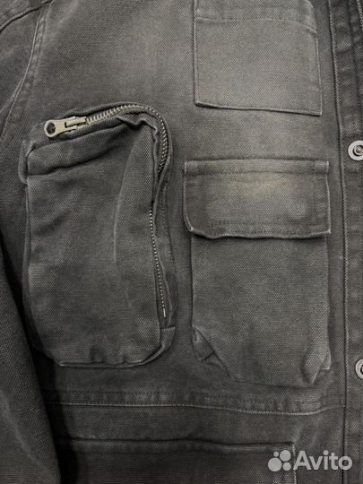 Куртка джинсовая дутая оверсайз Street Dept