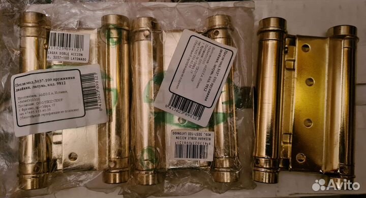 Дверная петля пружинная барная