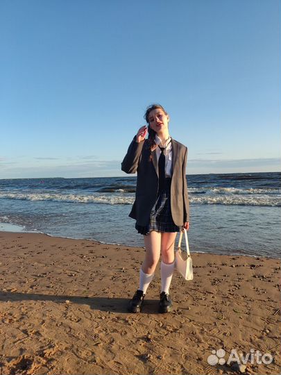 Юбка плиссированная мини