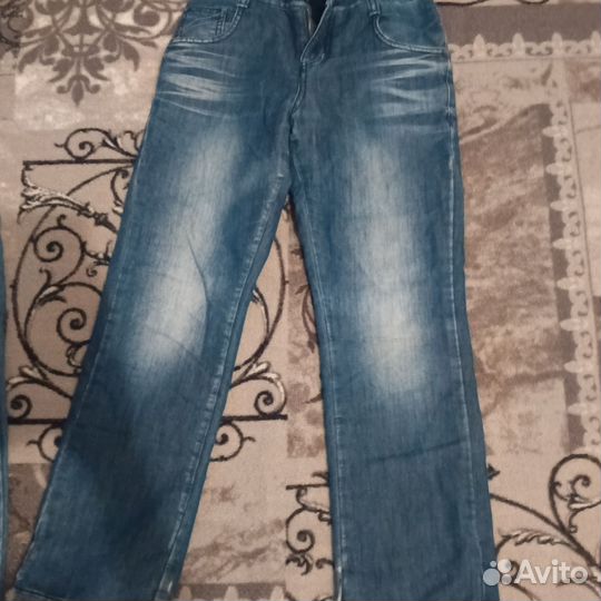 Джинсы утепленные
