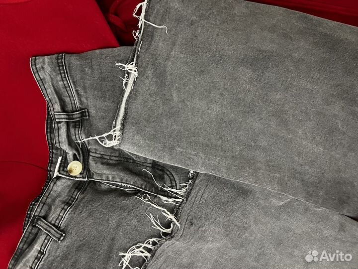 Джинсы женские широкие 46 размер
