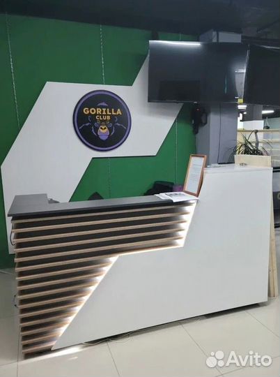 Под заказ Зона ресепшен, стойка Скос