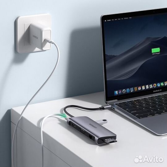 USB-разветвитель Ugreen Hub CM179 (40873)