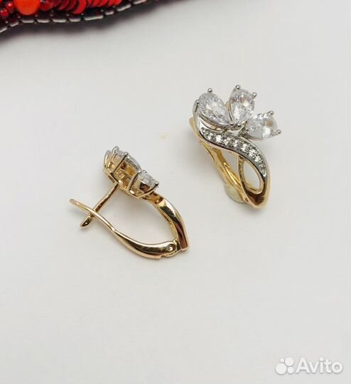 Серьги из медицинского сплава
