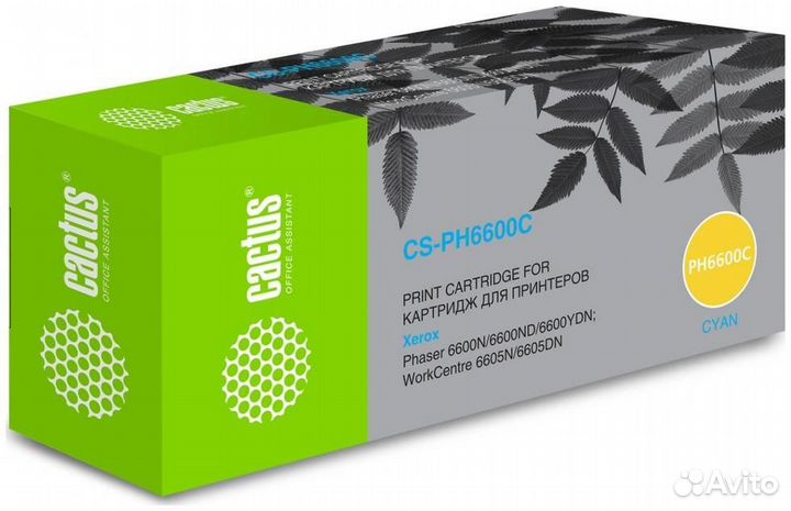 Картридж Cactus CS-PH6600C (1066824) 1444822
