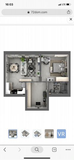 2-к. квартира, 57,9 м², 10/18 эт.