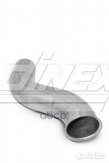 DIN59182 труба глушителя 2-изг. 90гр. D5', от