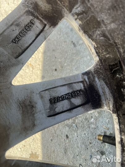 Диски Vw Оригинал Р17 5/112