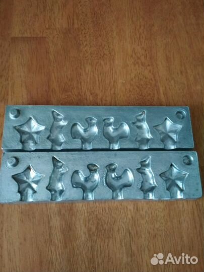 Форма для леденцов на зажимах СССР