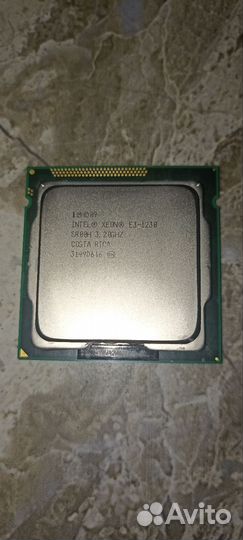 Проц 1155, Intel xeon E3-1230 (аналог i7-2600)