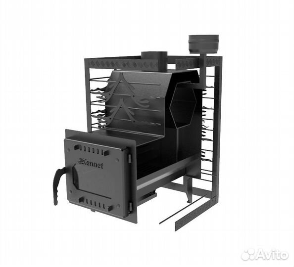 Печь-каменка кеннет форт 12 сетка (6-14 м.куб)