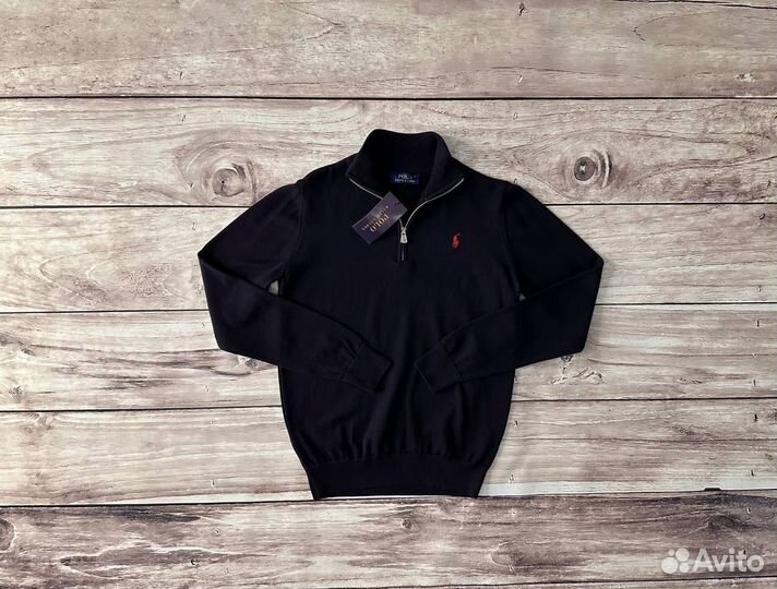 Свитер Polo Ralph Lauren синий люкс мужской