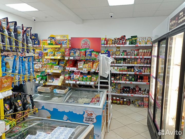 Продуктовый магазин с помещением, кассы от 60к